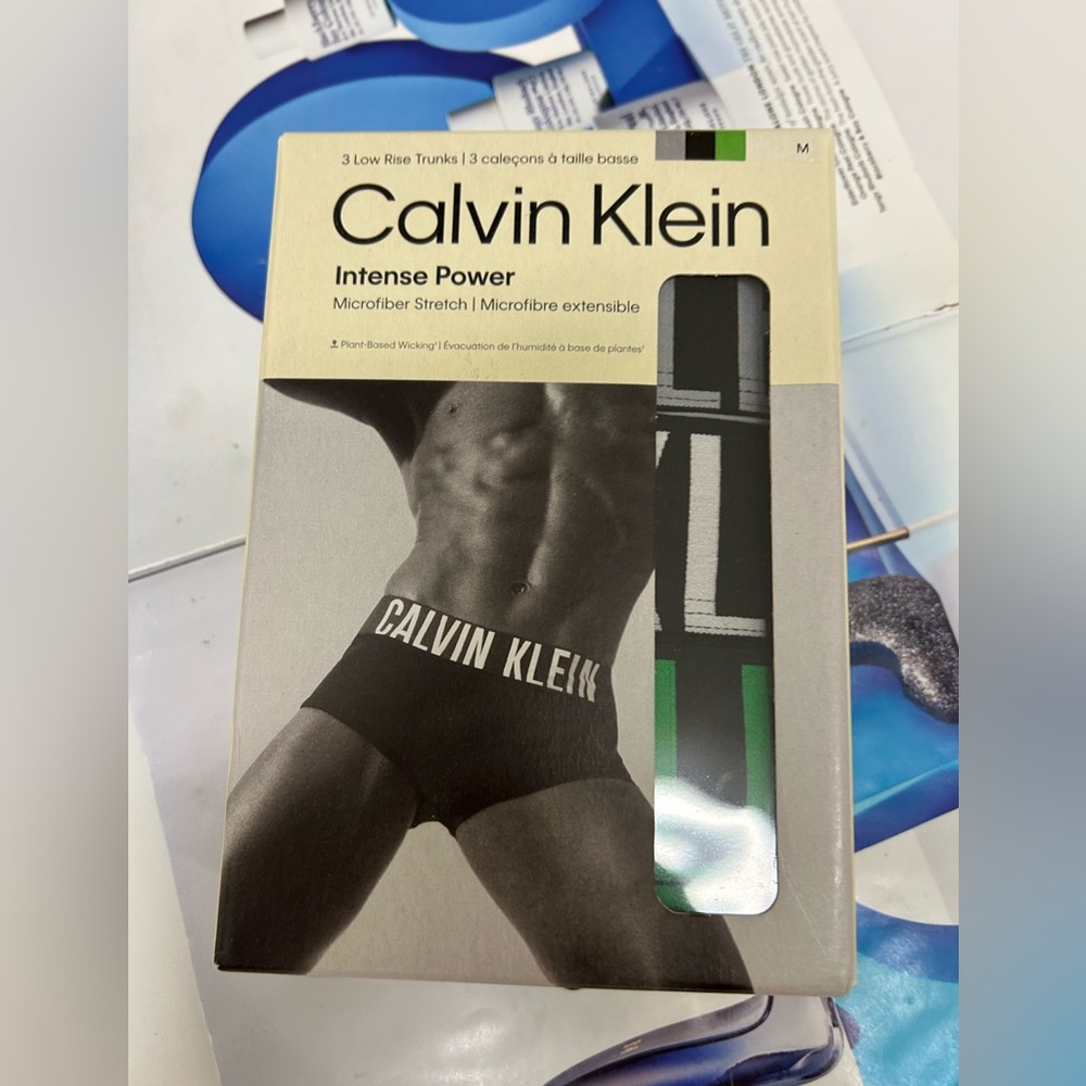 Calvin Klein Intense Power Men Microfiber Stretch low rise trunks 3-Pack M